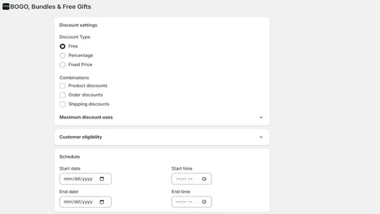 BOGO, Bundles &amp; Free Gifts screenshot