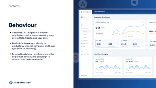 Marvelpixel: Client Tracking screenshot
