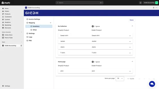 Giddh Accounting screenshot