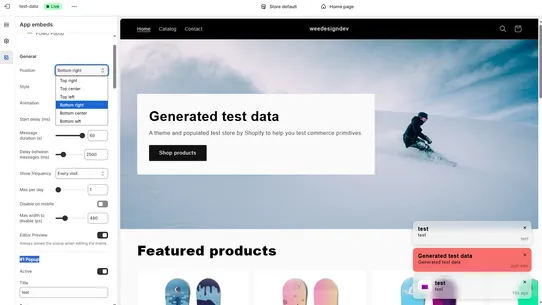 firwood FOMO Pop‑Ups screenshot