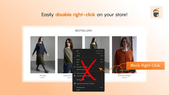 Disable Right Click ‑ MT screenshot