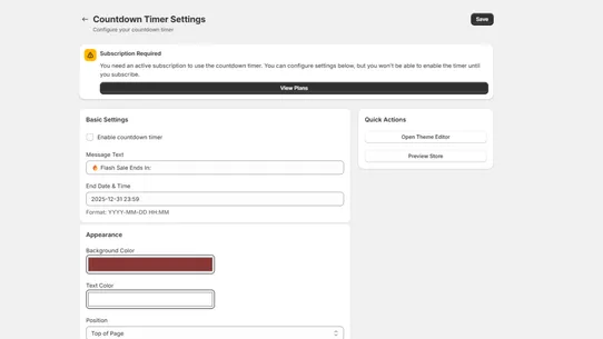 Priority Countdown Timer screenshot