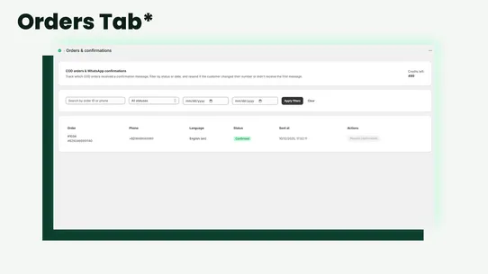 Confirmify WhatsApp COD Verify screenshot