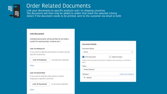 OrderDocs Pro Print &amp; Email screenshot