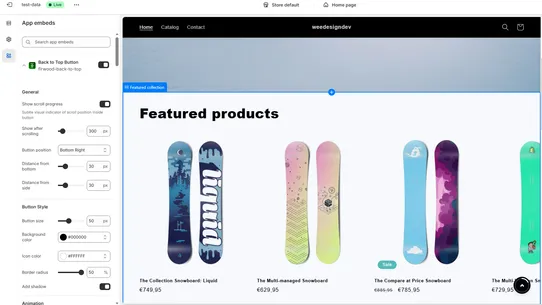 firwood Back To Top screenshot