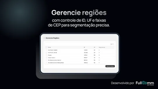 Preço por Região screenshot
