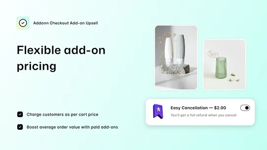 Checkout Addon Upsell — Addonn screenshot