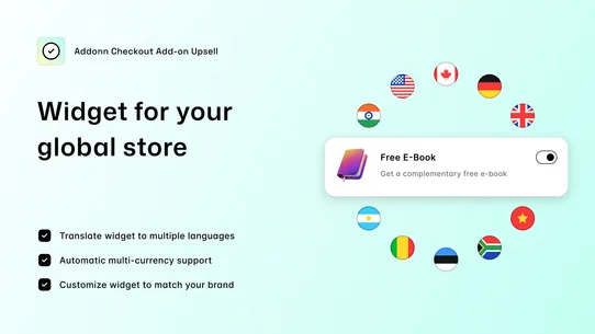 Checkout Addon Upsell — Addonn screenshot