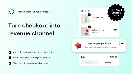 Checkout Upsell — Addonn screenshot