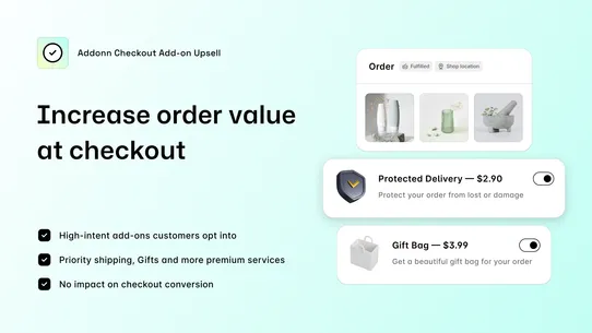 Checkout Upsell — Addonn screenshot