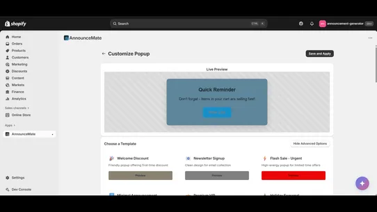 AnnounceMate ‑ Explified screenshot