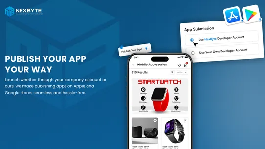 NexByte ‑ Mobile App Builder screenshot