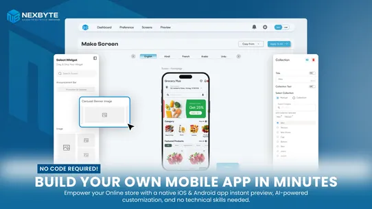 NexByte ‑ Mobile App Builder screenshot