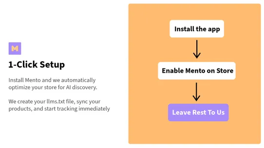 Mento ‑ AI Search Visibility screenshot
