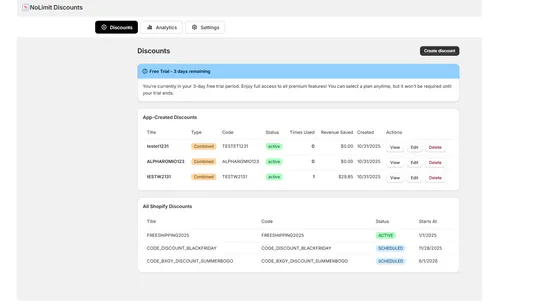Nolimit Combine Discount Codes screenshot