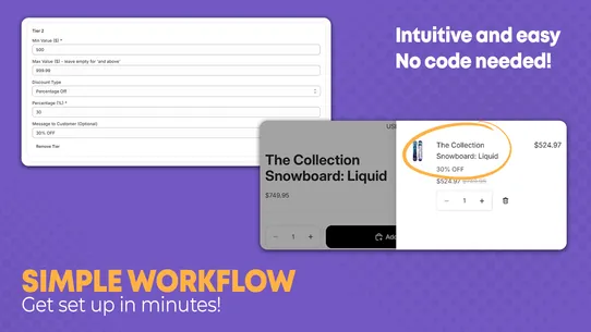 Tierly ‑ Tiered Discount screenshot