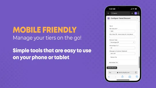 Tierly ‑ Tiered Discount screenshot