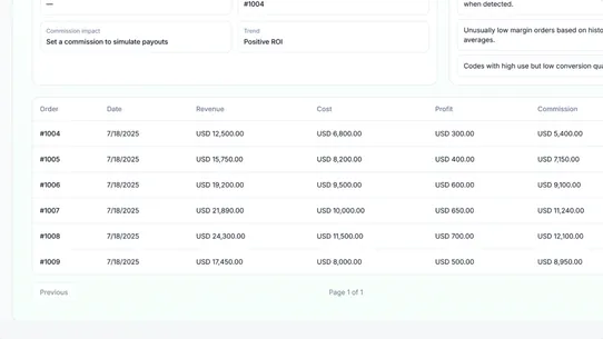 nowfluence Analytics screenshot
