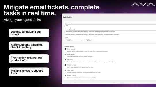 Ava AI ‑ AI Phone Agents screenshot