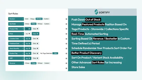 Sortify By Ecomatives screenshot