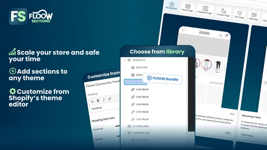 FLOOW Sections screenshot