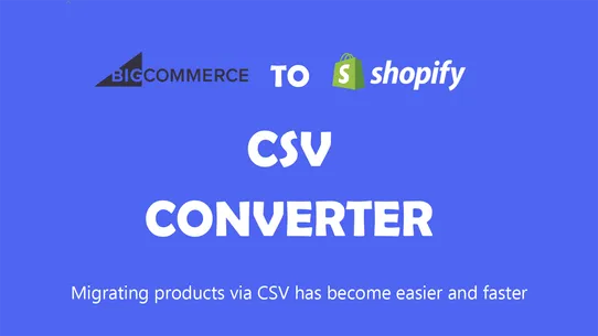 Vostari Converter: BigCommerce screenshot
