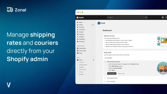 Zonal ‑ Shipping Rates &amp; Rules screenshot
