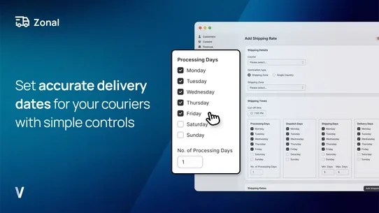 Zonal ‑ Shipping Rates &amp; Rules screenshot