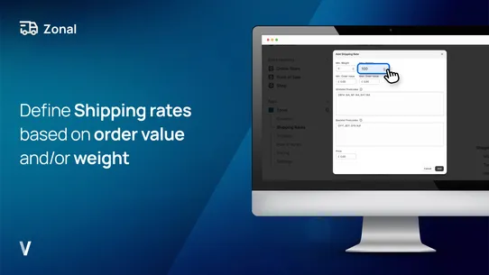 Zonal ‑ Shipping Rates &amp; Rules screenshot