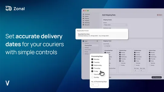 Zonal ‑ Shipping Rates &amp; Rules screenshot