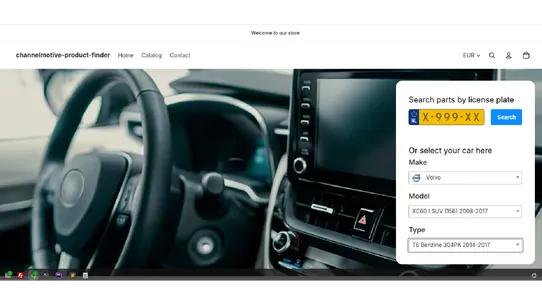 Channelmotive Parts Finder screenshot