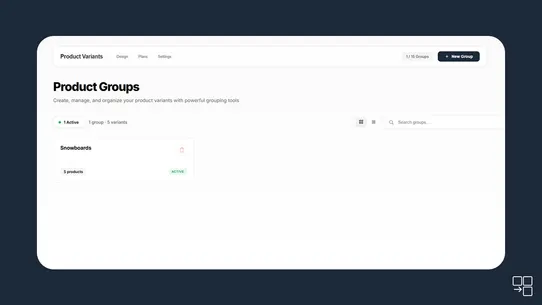 Product Variants ‑ BrandUp screenshot