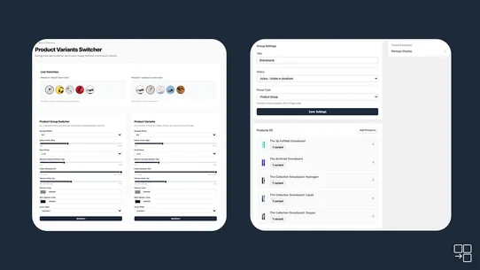 Product Variants ‑ BrandUp screenshot