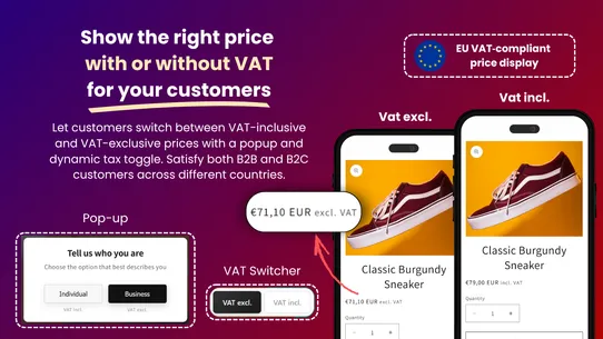Taxly: VAT Switcher screenshot