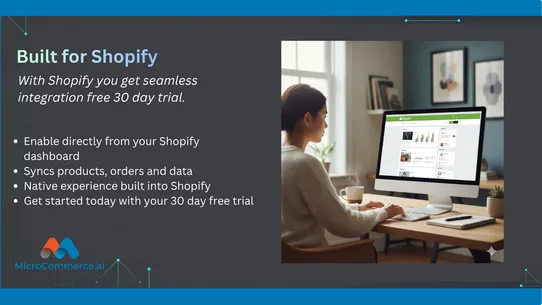MicroCommerce AI ShopAssistant screenshot