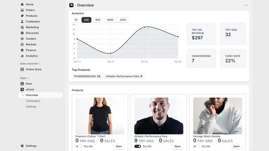 Otryon: Virtual Try‑On screenshot