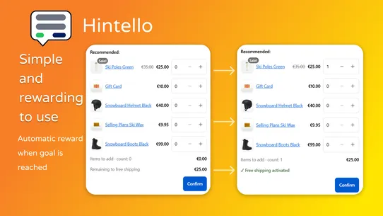 Hintello Smart Checkout Hints screenshot