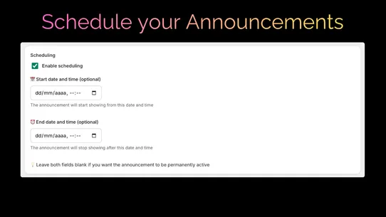 ShopAnnounce screenshot
