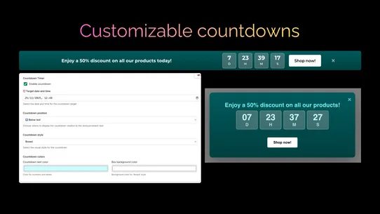 ShopAnnounce: Popup &amp; Banners screenshot