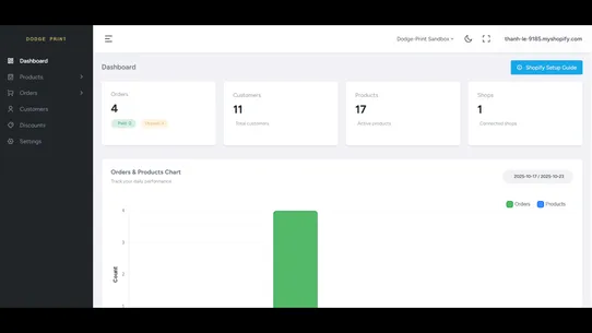 Dodge Print screenshot