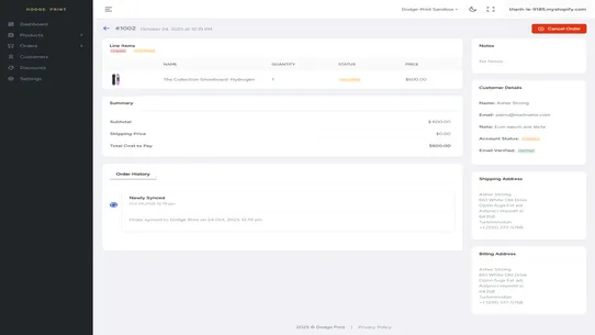 Dodge Print screenshot