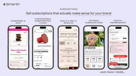 Smartrr Subscriptions App screenshot
