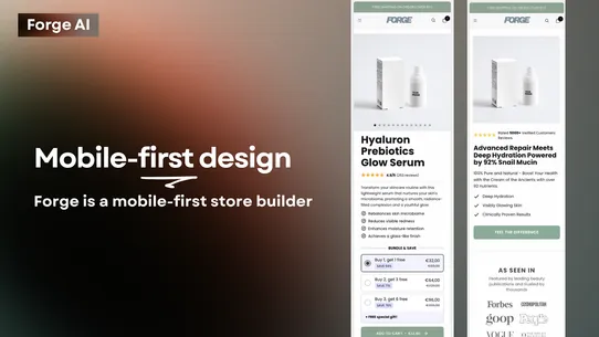 Forge: AI Store Builder screenshot