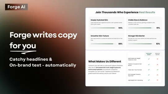 Forge: AI Store Builder screenshot