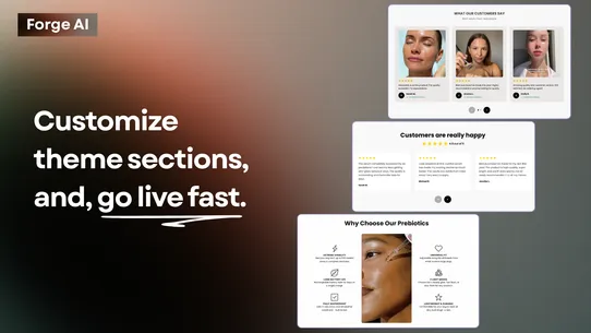 Forge: AI Store Builder screenshot