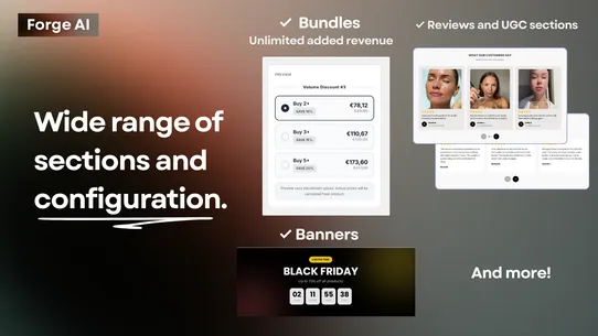 Forge: AI Store Builder screenshot