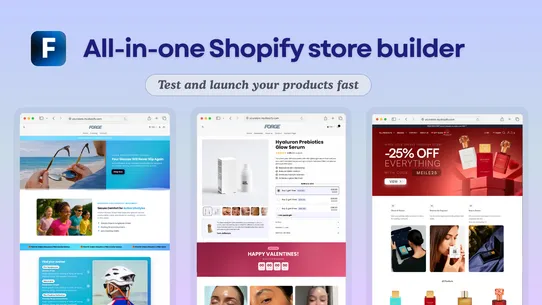 Forge: AI Store Builder screenshot