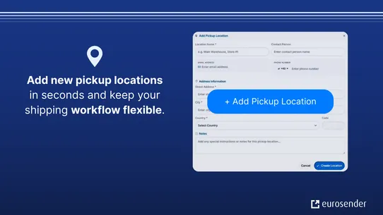 Eurosender Shipping &amp; Delivery screenshot