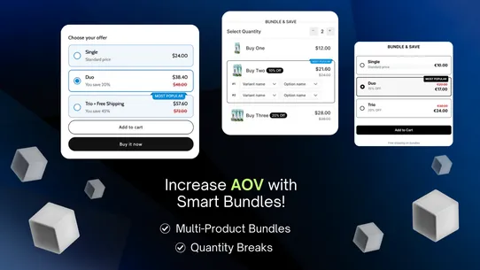 Zyga Bundles Quantity Break screenshot