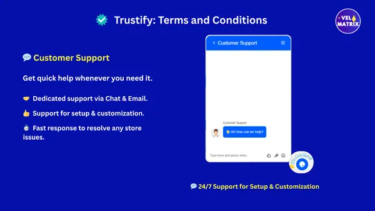 Trustify: Terms and Conditions screenshot